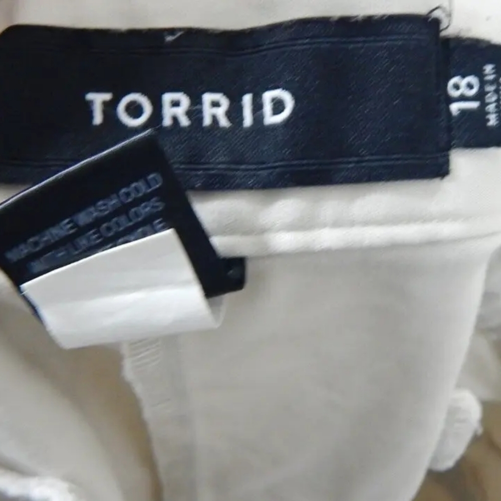 Torrid Beige Chino Shorts - Picture 2 of 3